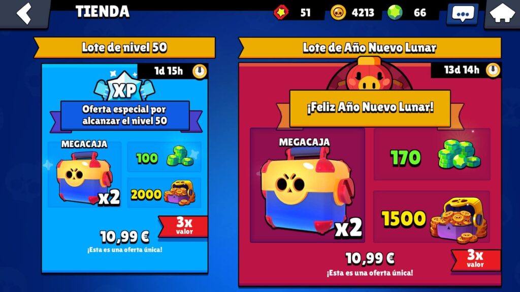 oferta año nuevo lunar megacaja