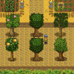 Árboles frutales del valle de Stardew