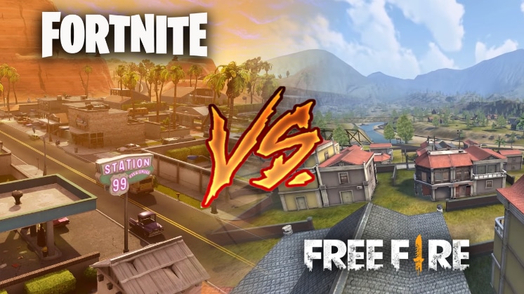 fortnite versus free fire 