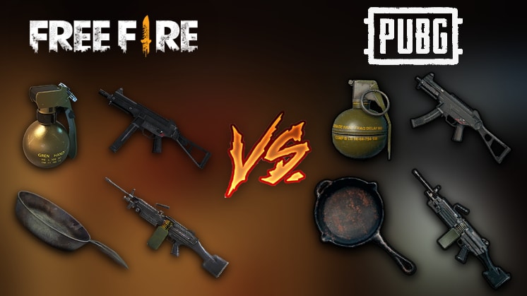 free fire versus pubg mobile