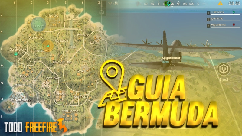 Guía del mapa Bermuda de Free Fire