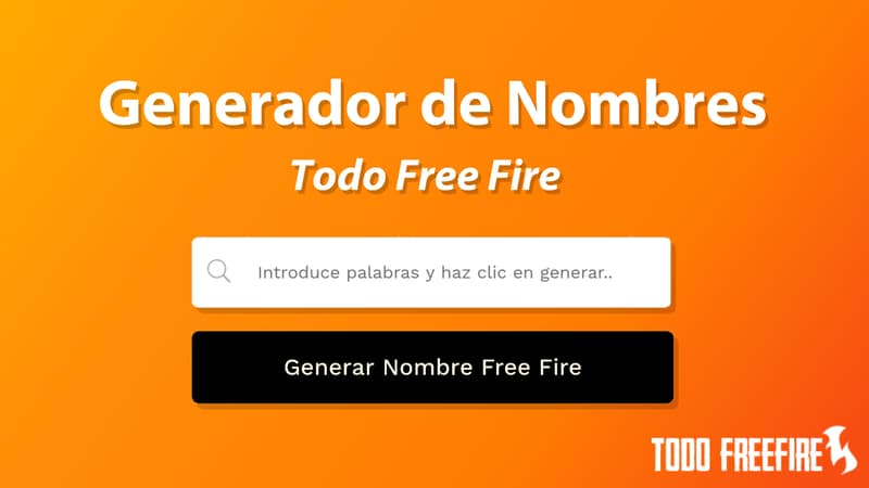 generador de nombres para free fire